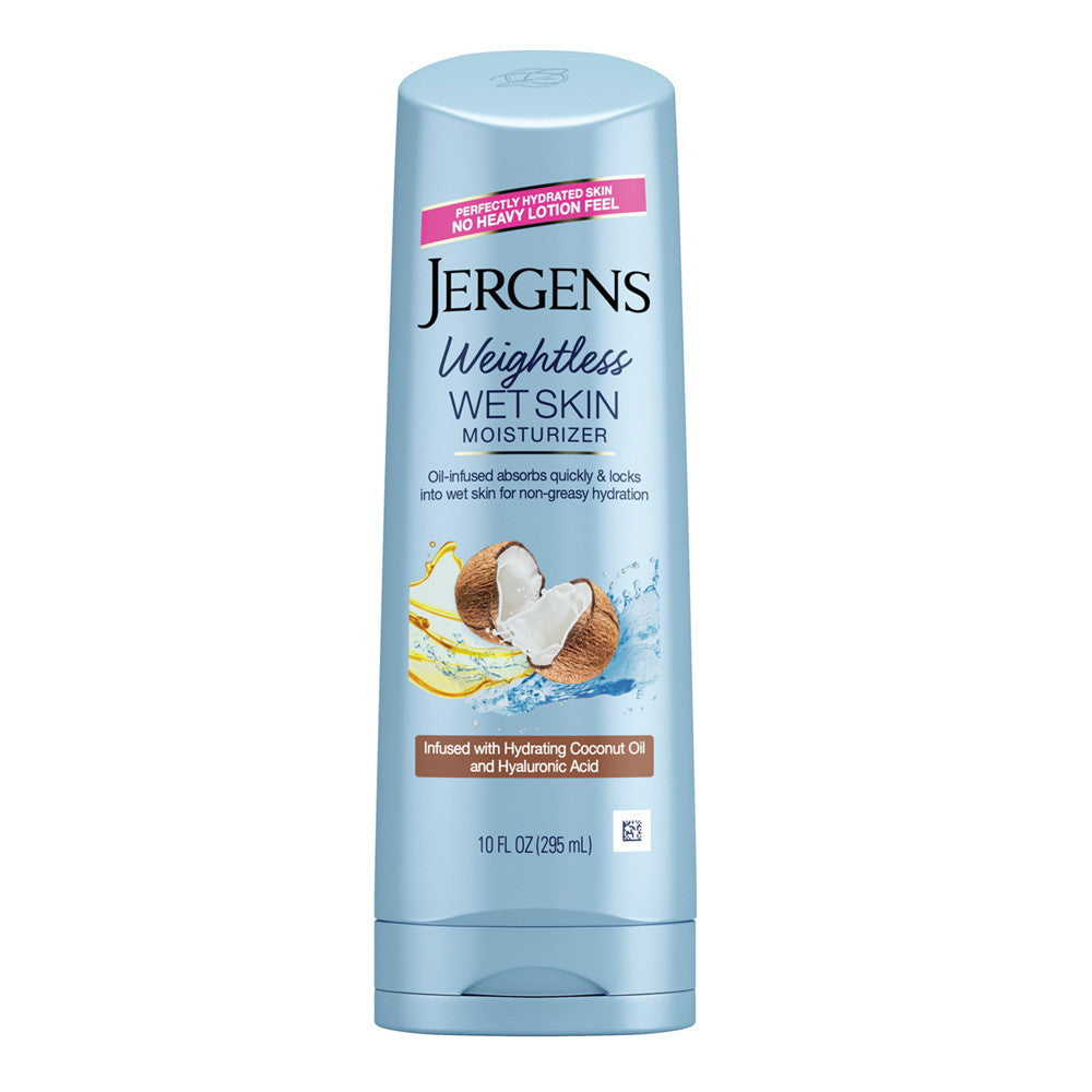 Jergens Wet Skin Refreshing Coconut Oil Moisturizer, 10 oz